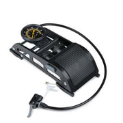 Double Foot Pump – Heavy-Duty Steel | Dual Cylinder | Fast Inflation for Car, Bike & Sports Gear Dunlop - UK Camping And Leisure