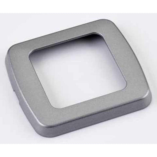 CBE Single Frame (Silver) Sleek and Durable Single Frame for Electrical Fitt W24 - UK Camping And Leisure