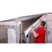 Fiamma Caravanstore Zip Top XL 500 Royal Blue Fabric (06771H02Q) Manual Awning Rail Fiamma - UK Camping And Leisure