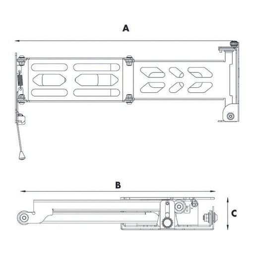 Pantograph TV Bracket for RVs Nova - UK Camping And Leisure