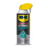 WD 40 White Lithium Grease 400ml Long Lasting Lubricant for Metal & Plastic P