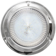 AAA 12V Stainless Dome Light Natural White LED 137mm 4" Dome AAA - UK Camping And Leisure