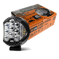 Maypole 7" Inch Spot & Flood Round 12 24 V Volt LED Light Dip Side 125M Beam 40W E