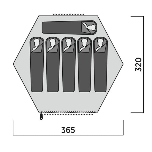 Easy Camp Sandland Yurt Tent Dark Sand 6 Person Easy Camp - UK Camping And Leisure