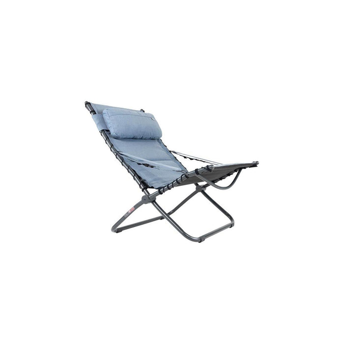 Crespo Lounger AP/262 Tex Comfort Blue Crespo - UK Camping And Leisure