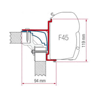 Fiamma Kit for Laika Ecovip, Burstner, and Hobby RVs