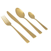 Gimex Cutlery Gold 16 Pieces Gimex - UK Camping And Leisure