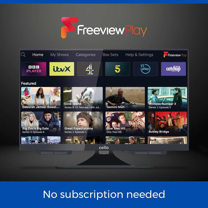 Cello 19" Smart WebOS 12V/230V Traveller TV with Perfect Pitch Cello - UK Camping And Leisure