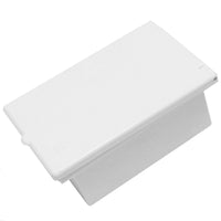 MPK Gas Outlet Box with Valve Signal White Caravan/Motorhome