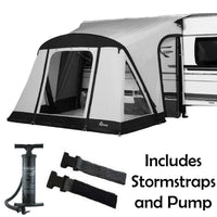 StarCamp Quick N Easy 265 Air Inflatable Caravan Porch Awning