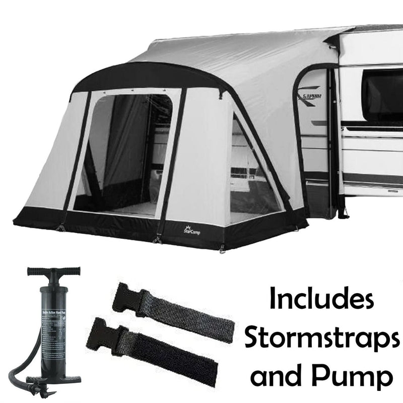 StarCamp Quick N Easy 265 Air Inflatable Caravan Porch Awning | air frame, lightweight, easy setup, touring caravan