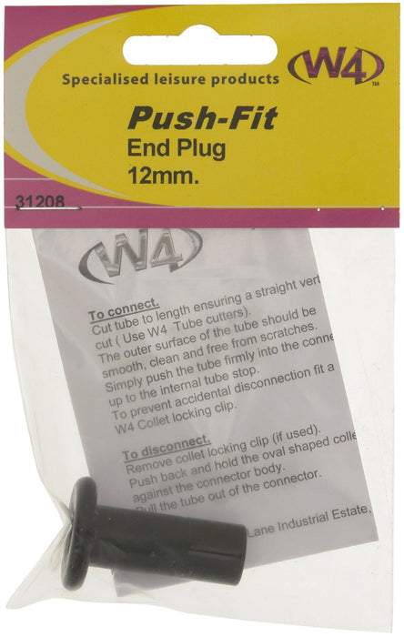 W4 End Plug 12Mm 31208 W4 - UK Camping And Leisure