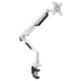 Dellonda Adjustable Single Monitor Arm with 360 Rotation - White DH26 Dellonda - UK Camping And Leisure