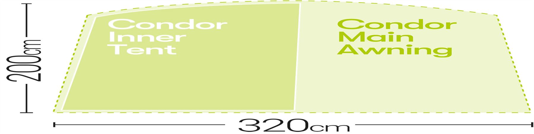 Quest Condor Air 320 Inner Tent Quest - UK Camping And Leisure