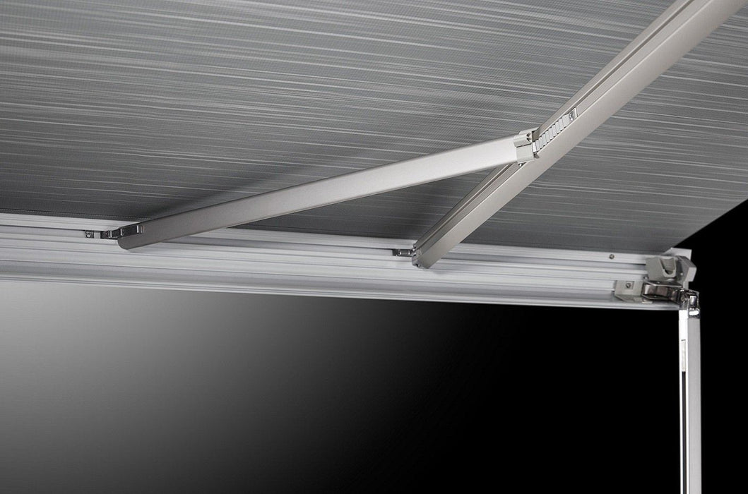 Thule Omnistor 5200 3.05x2.50m Wall Awning Motorised 12V Anthracite with Fabric Finish Mystic Grey