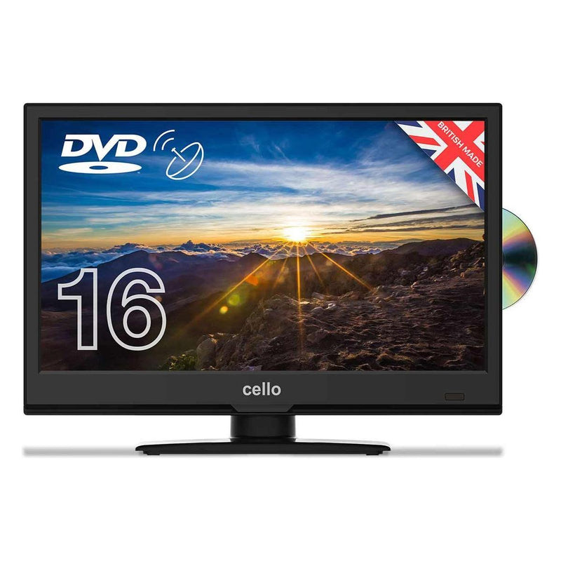 Television/DVD LED Cello 16" Nova - UK Camping And Leisure
