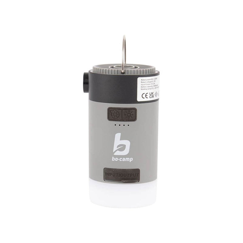 Bo-Camp Pump Lamp Power Bank Solar Rechargeable 180 Lumen Bo-Camp - UK Camping And Leisure