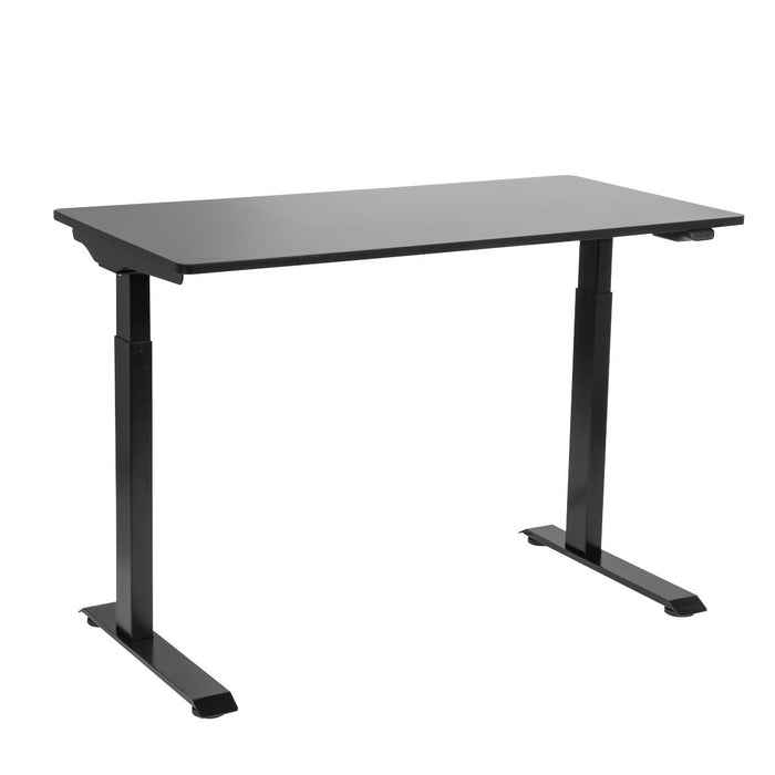 Dellonda Single Motor Adjustable-Height Electric Sit/Stand Desk - Black Desktop Dellonda - UK Camping And Leisure