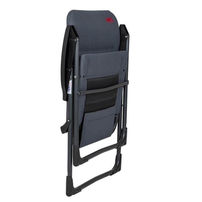 Crespo Chair AP/218 Air Deluxe Grey Crespo - UK Camping And Leisure