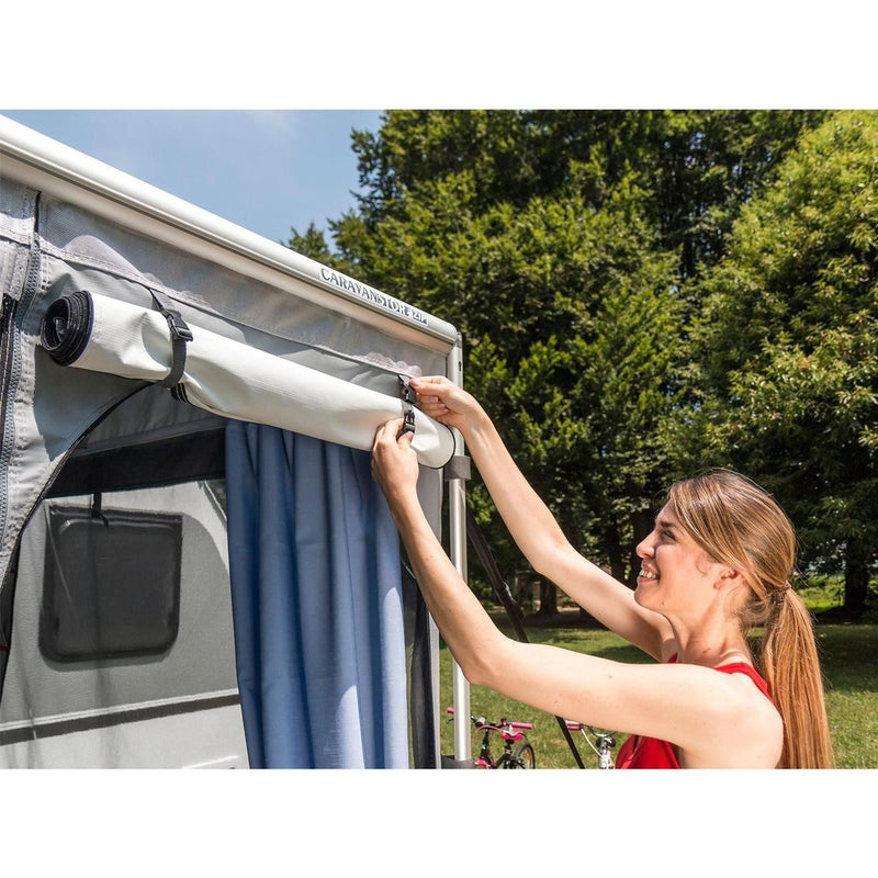 Fiamma Caravanstore Zip Top XL 310 Royal Blue Fabric (06771D02Q) Manual Awning Rail Fiamma - UK Camping And Leisure