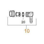 Truma Elbow For Ultrastore M20 Tb10 70150-01 Truma - UK Camping And Leisure