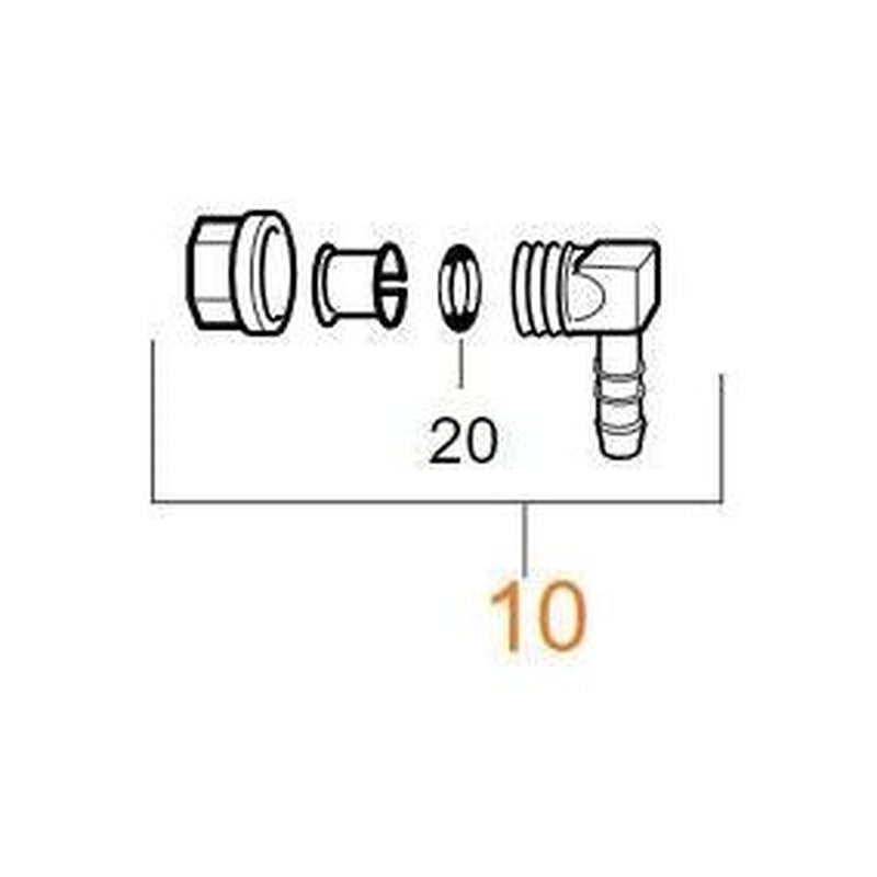 Truma Elbow For Ultrastore M20 Tb10 70150-01 Truma - UK Camping And Leisure