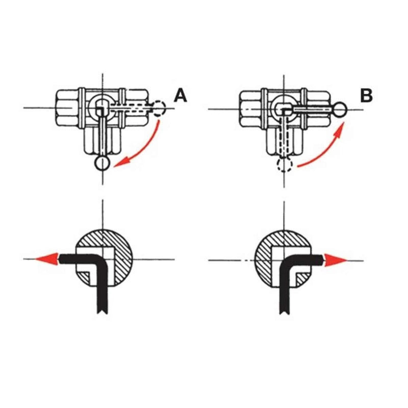 AG L-Port Ball Valve LP 1-1/2" BSP AG - UK Camping And Leisure