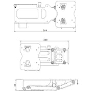 LCD TV Bracket for Caravans and Motorhomes Nova - UK Camping And Leisure
