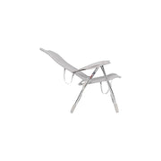 Crespo Beach Chair AL/206 Light Grey Crespo - UK Camping And Leisure
