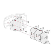 Fiamma Kit Spacer Safe Door White 2017> 08230-01- Fiamma - UK Camping And Leisure