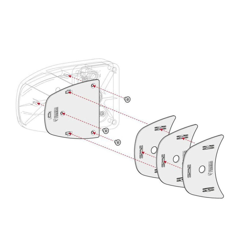 Fiamma Kit Spacer Safe Door White 2017> 08230-01- Fiamma - UK Camping And Leisure