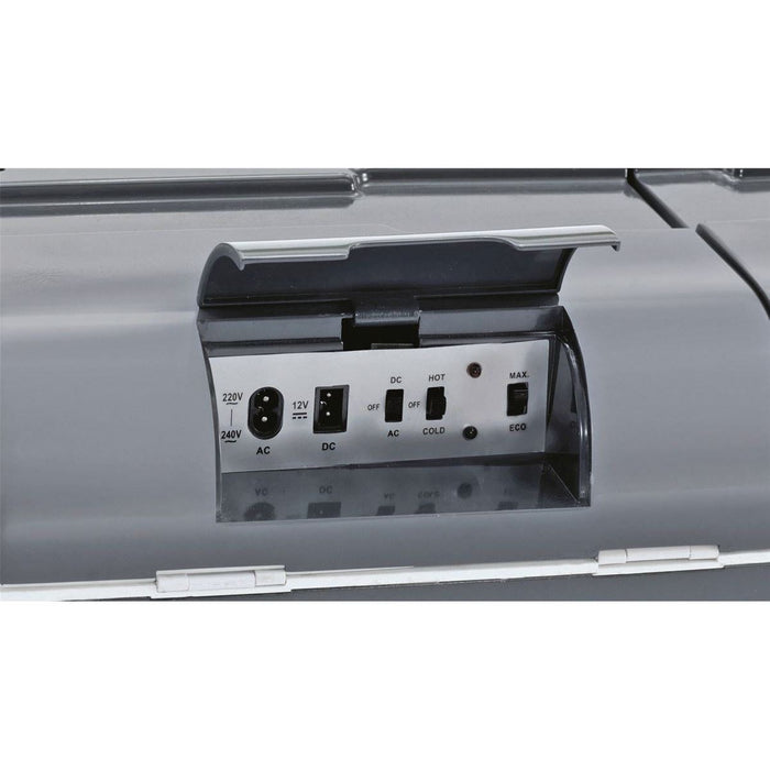 Ecocool Grey 24L Coolbox (590173) Convenient 12V 230V Cooler for Any Adventu Ecocool - UK Camping And Leisure