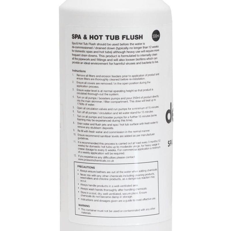 Dellonda Hot Tub/Spa Flush Cleaner 500ml DL60 Dellonda - UK Camping And Leisure