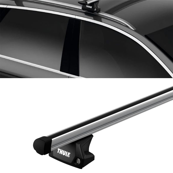 Thule ProBar Evo Roof Bars Aluminum fits Kia Carnival 2015-2021 MPV 5-dr with Flush Rails Thule - UK Camping And Leisure