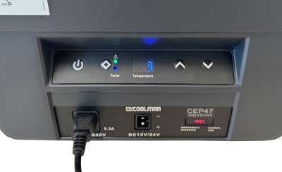 myCOOLMAN CEP47 47 L Portable Compressor Fridge/Freezer Single Zone 12/24V DC + 240V AC