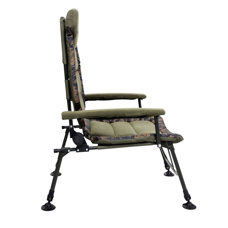 Dellonda Portable Reclining Chair with Armrests DL73 Dellonda - UK Camping And Leisure
