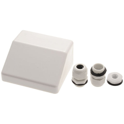 AG Twin White ABS Cable Entry Gland for Caravans & Motorhomes | Reliable and Ef AG - UK Camping And Leisure