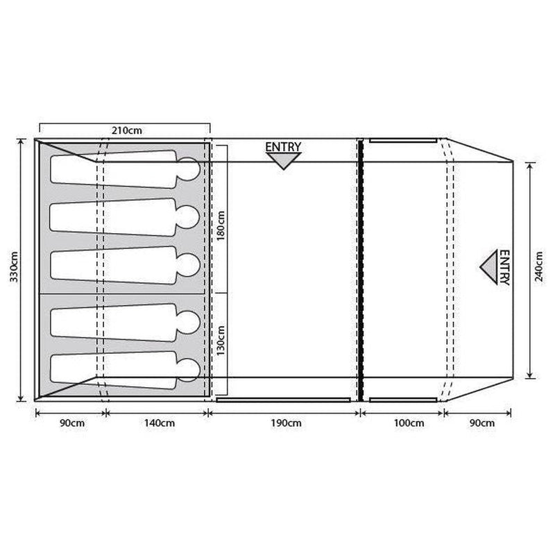 Outdoor Revolution Camp Star 500XL Air Tent Bundle Deal Outdoor Revolution - UK Camping And Leisure