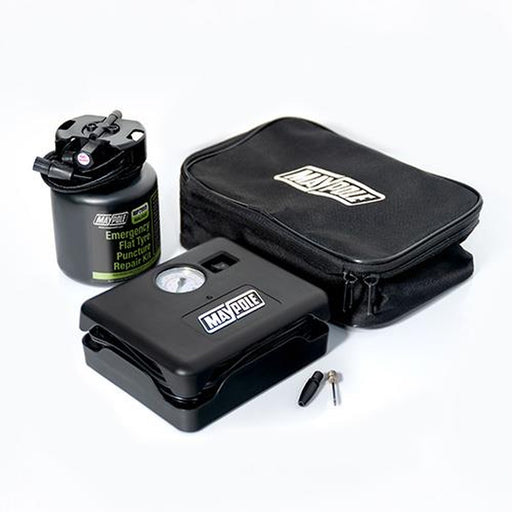 Maypole Emergency Flat Tyre Puncture Repair Kit Sealant & Compressor - View 2