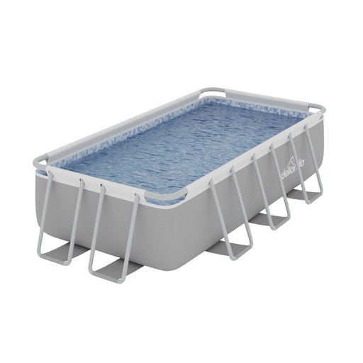 Dellonda Deluxe Steel Frame Swimming Pool with Filter Pump 13ft DL21 Dellonda - UK Camping And Leisure