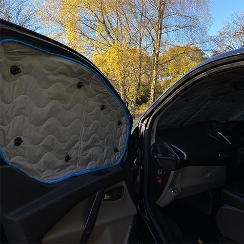 Maypole Ford Transit Custom Internal Thermal Blind | summer, winter