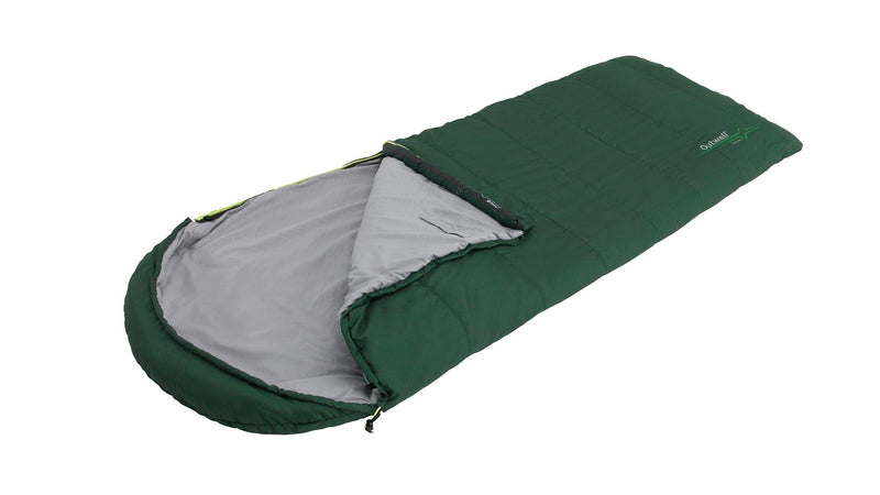 Outwell Campion Forest Green Forest Green Single Sleeping Bag | camping sleeping bag, summer