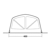 Outwell Florida 6 Air 6 Berth Five Room Tunnel Tent - View 21