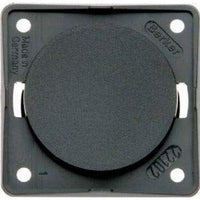 Berker Round Blanking Plate Anthracite 21220A