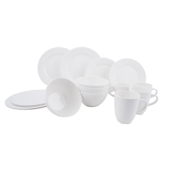 Gimex Royal Line Tableware Ivory 16 Pieces Gimex - UK Camping And Leisure