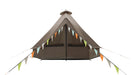 Easy Camp Vaulen Tipi Tent Dark Sand 7 Person Easy Camp - UK Camping And Leisure