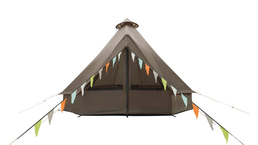 Easy Camp Vaulen Tipi Tent Dark Sand 7 Person Easy Camp - UK Camping And Leisure