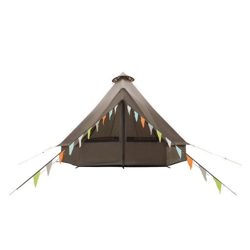 Easy Camp Vaulen Tipi Tent Dark Sand 7 Person Easy Camp - UK Camping And Leisure