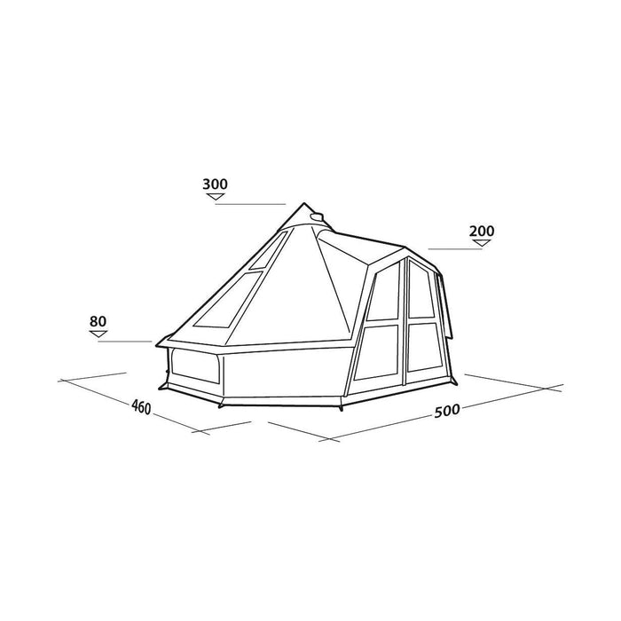 Robens Settler Sky 10 Berth Poled Tent