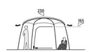 Easy Camp Sandland Yurt Tent Dark Sand 6 Person Easy Camp - UK Camping And Leisure